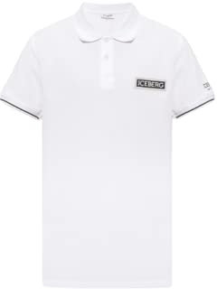 Iceberg Polo homme ICE2MPL01 Logo à relief blanc, Blanc, XL