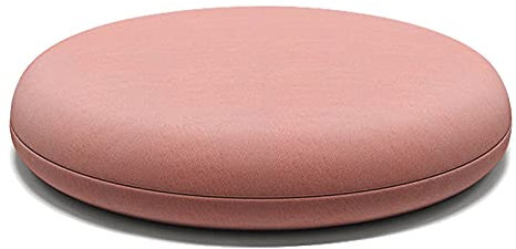 Yadlan Sitzkissen Outdoor Rund 30 cm, Stuhlkissen Rund 30 cm, Sitzpolster Stuhl Rund für Drinnen DraußEn, Waschbar, Abnehmbar und Nicht Verblassen Stuhlauflage für Vier Saison Rosa