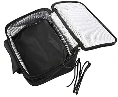 MoreChioce Chauffe-nourriture portable pour voiture 12 V Mini four à micro-ondes pour cuisiner et réchauffer les aliments dans la voiture, le camion, les voyages, le camping, le travail, la maison