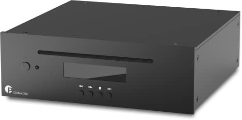 Pro-Ject CD Box DS3, High End CD Player mit True Red Book Wiedergabe und Analog-und Digitalausgängen, Schwarz