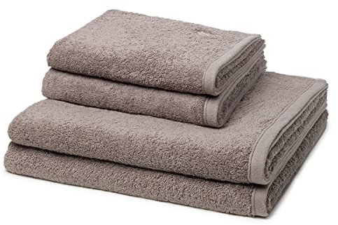 Ross - 4 teiliges Frottier-Set - Vita (2 X Handtuch 2 X Duschtuch im Set) - 520 g/m2 - Baumwolle - Walkfrottee - saugstark - weich und flauschig - Flanell