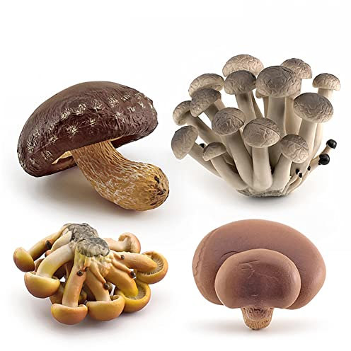 JAWSEU Deko-Pilze, Künstliche Pilze Figuren Miniatur Pilz Modell Deko, Mini Pilz Statue Micro Landschaft für Miniatur Feengarten, Gartendekoration