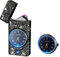 RSBYE Encendedor Eléctrico Dragon con Reloj, Encendedor de Plasma de Doble Arco, Elegante Encendedores Personalizado, Encendedores USB Recargable para Hombre y Mujer con Caja de Regalo (Negro)