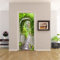 BADALO Türtapete selbstklebend TürPoster 3D Bewirken Fototapete Türfolie Poster Tapete Grün, Zaun 77 X 200cm Abnehmbar Wandtapete für Wohnzimmer Küche Schlafzimmer