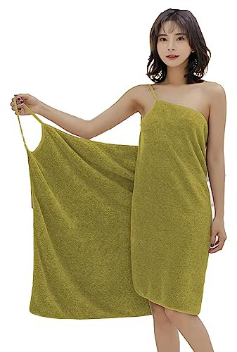 SJTJSPX Serviette de Bain en Microfibre Séchage Rapide Peignoir de Bain Femme Robe de Bain Robe de Chambre Drap de Bain Serviettes de Douche Plage Natation Surf Spa