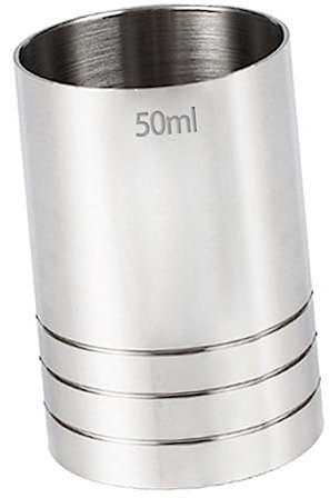 kowaku Pratico Bicchiere da Vino, misurino in Acciaio Inossidabile, Jigger da Bar, Jigger da Cocktail per Cucina, Bar, 50ML