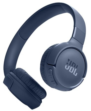 JBL Tune 520BT Wireless Headband, Frequency Response 20-20000Hz, Bluetooth 5.3, Blue