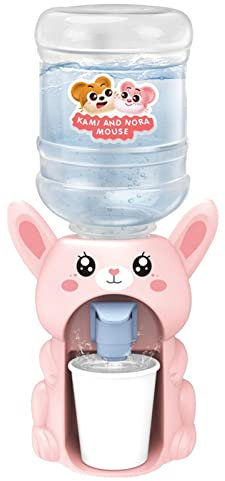 Water Dispenser Children Toy, Cartoon Drink Water Dispenser Plaything, Cute Toy Decoration Piece, Water Drink Machine with Tap Tiny Thing for Boys Girls Todlers Accessory Home Decoration Office
