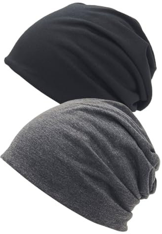 KGDUYC Strickmützen für Herren,Strickmützen für Damen,Doppellagige Pullovermütze Strickmütze (2 Stück)