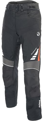 Büse B. Racing Pro Damen wasserdichte Motorrad Textilhose, schwarz/grau, 40