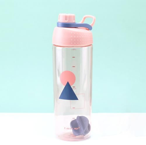 Vllcsla Protein Shaker Bouteille Sports 800ml Leak Proof Shake Bottle Mixer pour Shakes Protéinés et Substituts de Repas Shakes Sans BPA Blender Cup