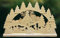 Ratags Schwibbogen kl., Schlittenfahrt 43 x 30 cm (BxH)