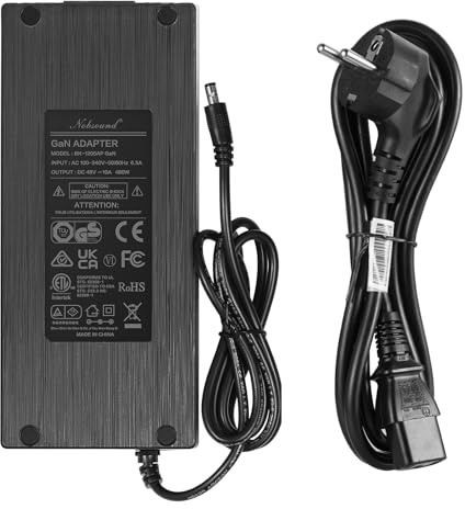 Universal 48V10A DC adaptador de corriente 480W 100-240V transformador para amplificador (48V/10A)