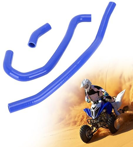 BIUGERCN Tuyaux de refroidissement en silicone pour radiateur VTT Raptor 700 700R YFM 700 700R 2006-2024 Bleu