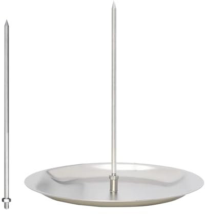 Brochette verticale amovible en acier inoxydable pour barbecue, support vertical brésilien pour chevilles, shawarma, kebabs et gyros