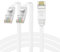 2 Pack 5m Ethernet Cable, Cat 6 High-Speed Lan 250MHz 1Gbps, Slim Space-Saving Design, Network Cable RJ45 Cable for Home Office, Gaming, Router, TV, PC