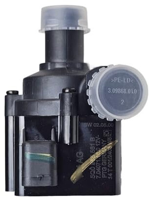 Auto-Thermostat Autokühlung/zusätzliche Wasserpumpe Standheizung/passend for 2,0 T VW Passat Tiguan Golf Sharan A3 5Q0 965 561 B 5Q0965561B Thermostat mit Gehäuse und Dichtung