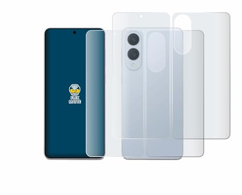 BROTECT Schutzfolie für Samsung Galaxy S25 Edge | (Display+Rückseite) 2 Stück Entspiegelnder Displayschutz Made in Germany Matte Full-Screen 3D Curved Anti-Reflexion