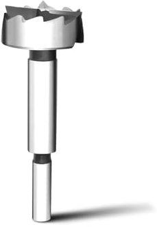 Punta Forstner 30mm,Punta da trapano 30mm per legno,lunghezza 90 mm con gambo rotondo da 8 mm