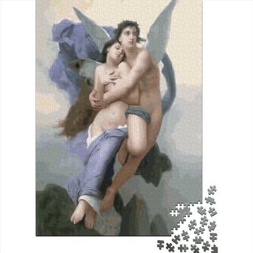 500-teiliges Puzzle „Die Entführung von Psyche“ aus Holz, Lernspielzeug, 500 Teile (52 x 38 cm)