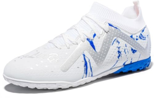 Fußballschuhe Herren High-Top Spikes Fussballschuhe Kinder Kunstrasen Football Shoes Stollen Outdoor Professionelle Trainingsschuhe Turnschuhe Unisex
