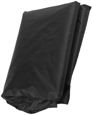 FACAIIO 210D Oxford Tuch Wasserdicht Gartenstuhl Abdeckung für Outdoor Stapel- und Hochlehner Stuhlhusse, 65 x 65 x 85-114 cm, Schwarz