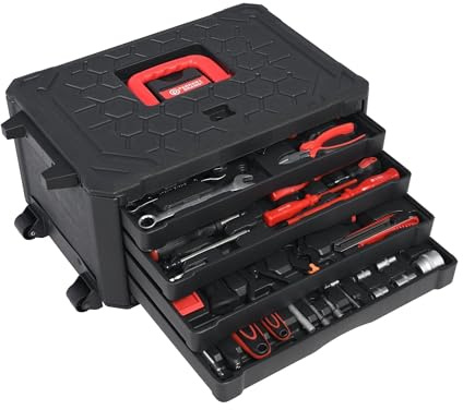 254-Piece Ultimate Tool Kit – Chrome Vanadium Tools with Carry Case for DIY, Home & Auto Repairs