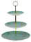 Sara Miller London Chelsea Kuchenständer, 3 Etagen, Grün, Keramik, 280 x 280 x 60 cm, SMC78963-XG