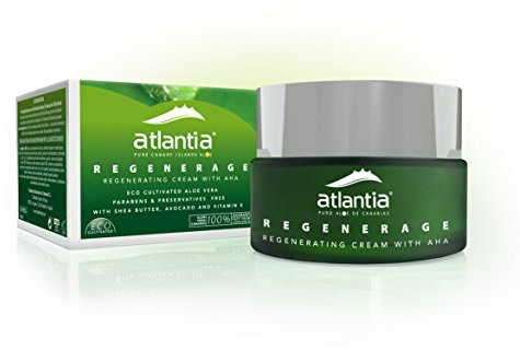 Atlantia Regenerage Creme | Anti Aging Creme | Nacht Gesichtscreme | Anti Falten Creme | Gesichtspeeling Creme | Creme gegen Hautunreinheiten | 50 ml