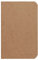Calligraphe 73410C Heft AgeBag (9 x 14 cm, Taschenformat, ideal für unterwegs, blanko, 48 Blatt) 1 Stück braun