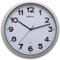 Maul Radio Controlled Clock, Silver, Diameter 40 cm