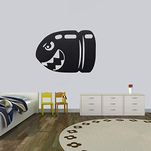 Cartoon-Spiele Super Mario Cannon Vinyl Wandaufkleber Kunst Wandtattoos Kinder Aufkleber