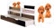 ACMA Kinderbett Jugendbett mit Einer Schublade und Matratze Wenge mit Rausfallschutz Lattenrost II 140x70 160x80 180x80 (39 Welpen, 180x80 + Bettkasten)