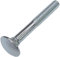 AERZETIX - Set di 100 bulloni carrello/aratro a testa tonda con collare quadrato - bulloni a testa tonda - M5x40mm - acciaio zincato - DIN 603 - C48974