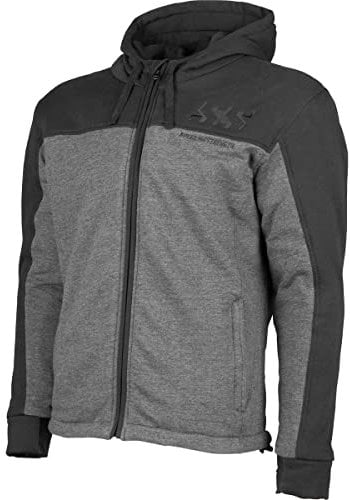 Speed & Strength Hammer Down Reit-Kapuzenpullover, verstärkt, Größe M, Schwarz / Grau