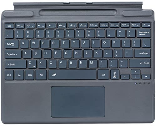 FIABANO Bluetooth Keyboard with Backlight for Microsoft Surface Pro X (13 inch), (TouchPad Mouse) Ultra Thin Backlit Keyboard for Surface Pro X [Not Support Original Touch Pen Charging]