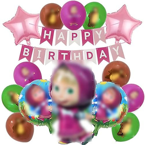 Party Supplies Folienballon für Kinderparty Bär Ballondekoration, Cupcake Topper, Aluminiumfolienballons Deko Party Dekoration Geburtstag