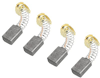 PATIKIL Carbón Cepillos 12x8x5mm para Eléctricos Motores Eléctrica Herramienta Angular Amoladora Mesa Sierra Repuesto Pieza Reparación, 4 Paquete