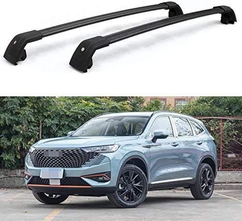 Für Haval H6 SUV 2021 2022 2023 2-teiliger Kreuzschienen-Dachträger,Querträger Gepäck Cargo Top Dachgepäckträger.