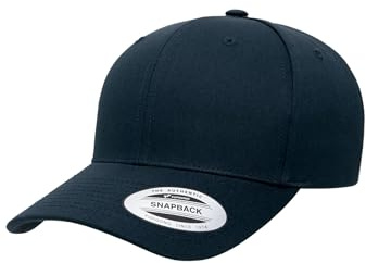 Flexfit Unisex Cap Retro Cotton Blend Snapback Navy one Size