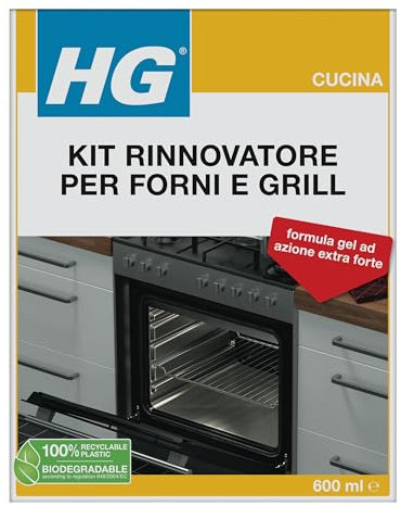 HG Kit pour faire retourner brillant fours et grill, 600 ml