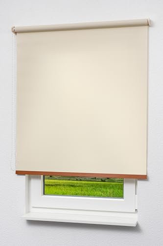 LYSEL Outlet - Basisrollo Holzdekor Hellbeige (B x H) 60cm x 190cm