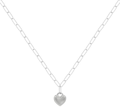 RADLEY Women's Silver Plated Heart Padlock Charm Pendant Necklace RYJ2447S