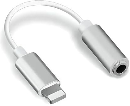 OuiSmart Adaptateur Jack 3,5MM Audio ÉCOUTEURS pour IPHONE X XR XS XS Max 8 8+ 7+ Blanc