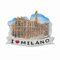 Milan Italien, 3D-Kühlschrankmagnet, Souvenir, Geschenk, Kunstharz, handgefertigt, Milano-Kühlschrankmagnet, Heim und Küche, Dekorationssammlung