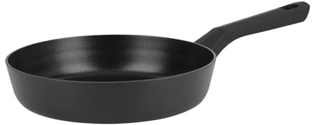 Sitram 714177 Poêle Aluminium PURE Noir Ø 24 cm H 5,5 cm - Revêtement anti-adhésif Whitford Xylan 2 couches sans PFOA, Manche thermorésistant soft touch - Tous feux sauf induction