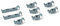 KGA SUPPLIES Lower Basket Flip Plate Rack Bearing Kit Clip Set for Bosch Dishwasher