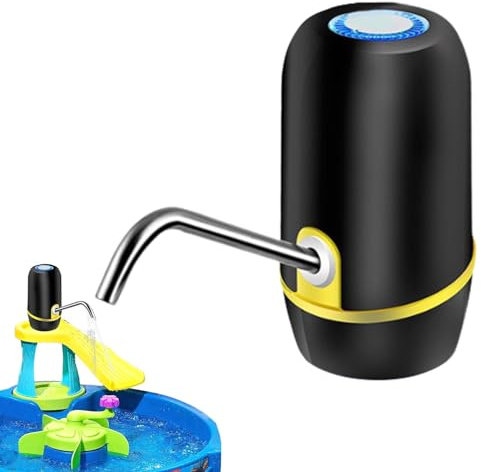 Bomba de mesa para niños pequeños – Bomba de agua, juego de rociado interactivo, centro de actividad acuática para niños, bomba de mesa de agua portátil, juguete para niños pequeños, bomba de agua