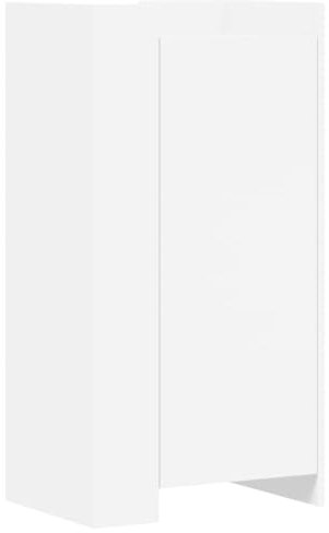 vidaXL Scarpiera Bianca 52x37,5x100 cm in Legno Multistrato, mobile porta scarpe, scarpiera in legno, mobiletto per scarpe, organizer per scarpe