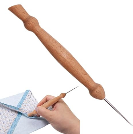 Stanz- und Presswerkzeug, Stiletto-Werkzeug zum Nähen - Nähahle, Nähahle, Nähzubehör mit Ahle, praktische tragbare Nähwerkzeuge für Ledersteppdecken